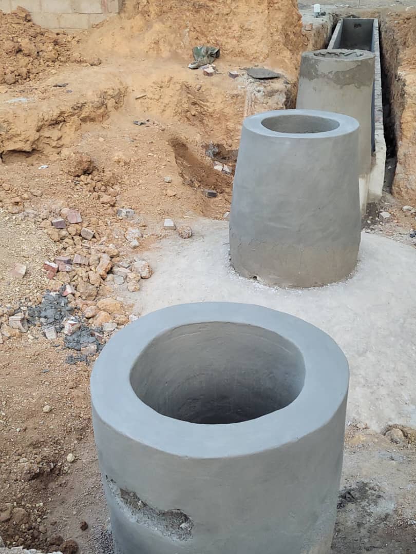 Finished masonry structures for biogas digester
